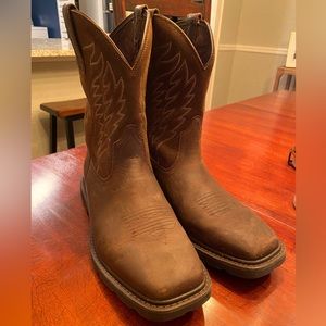 ARIAT - GROUNDBREAKER WORK BOOT 12/BROWN/D/MEDIUM